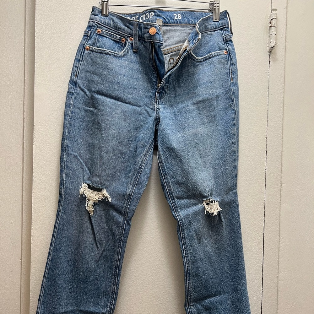 JCREW Demi boot crop Jean